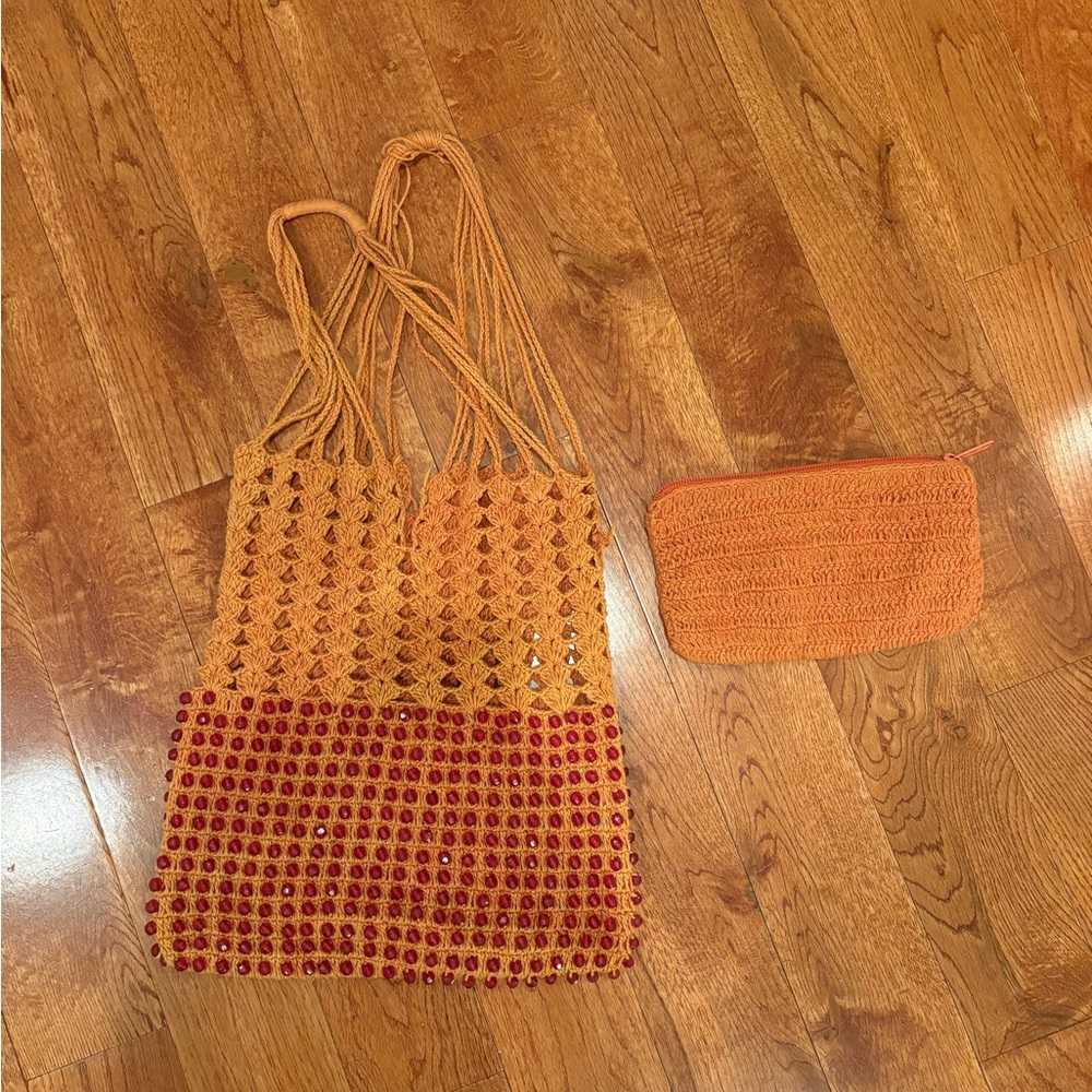 Free People Tote Bag & Wallet set